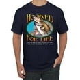 thumbnail image 1 of Wild Bobby, Hooked For Life Matthew 4:19 Quotes, Inspirational/Christian, Men's Graphic Tees, Navy, 3XL, 1 of 3
