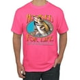 thumbnail image 1 of Wild Bobby, Hooked For Life Matthew 4:19 Quotes, Inspirational/Christian, Men's Graphic Tees, Neon Pink, 5XL, 1 of 3