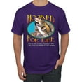 thumbnail image 1 of Wild Bobby, Hooked For Life Matthew 4:19 Quotes, Inspirational/Christian, Men's Graphic Tees, Purple, X-Large, 1 of 3