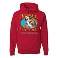thumbnail image 1 of Wild Bobby, Hooked For Life Matthew 4:19 Quotes, Inspirational/Christian, Unisex Graphic Hoodie Sweatshirt, Red, 2XL, 1 of 3