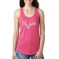 thumbnail image 1 of Wild Bobby, Hope Pink Ribbon Support Brave Fight, Breast Cancer Awareness, Women Racerback Tank Top, Hot Pink, X-Large, 1 of 5