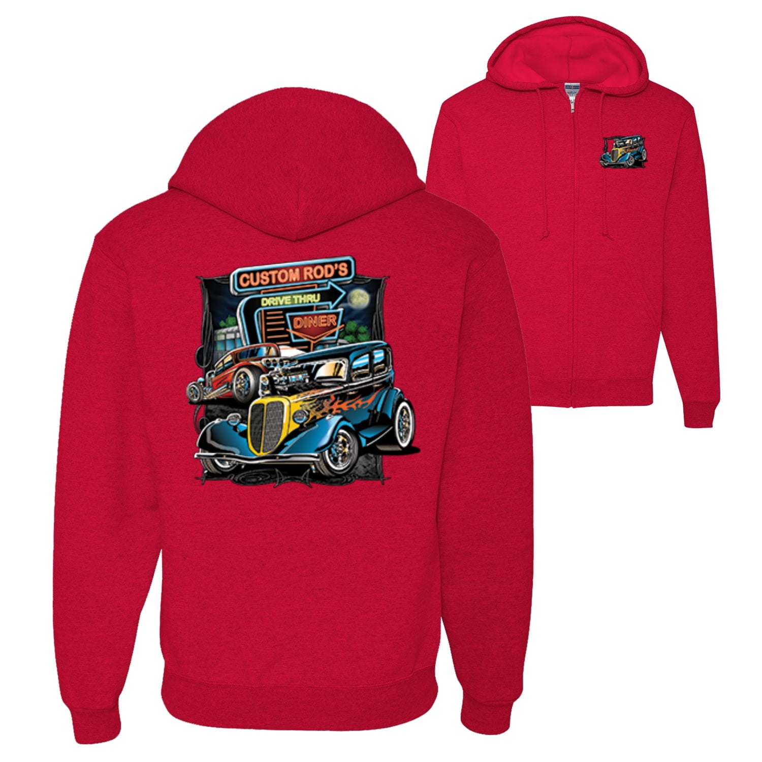 Wild Bobby,Hot Custom Rods Drive Thru Diner Cars and Trucks Front