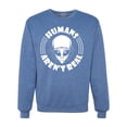 thumbnail image 1 of Wild Bobby Humans Aren't Real Unisex Crewneck Sweatshirt, 1 of 6