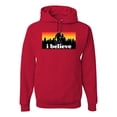 thumbnail image 1 of Wild Bobby I Believe Funny Retro Bigfoot Sasquatch Conspiracy Outdoor Hiking - Pop Culture Unisex Hoodie Sweatshirt, 1 of 6