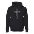 thumbnail image 1 of Wild Bobby, I Can Do All Things Through Christ Phillipians 4:13 Jesus Strong, Inspirational/Christian, Unisex Graphic Hoodie Sweatshirt, Black, Medium, 1 of 3