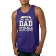 thumbnail image 1 of Wild Bobby,I Have Two Titles Dad and Step Dad Rock Them Both Step Dad Gift, Father's Day, Men Graphic Tank Top, Purple, Medium, 1 of 3