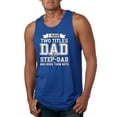 thumbnail image 1 of Wild Bobby,I Have Two Titles Dad and Step Dad Rock Them Both Step Dad Gift, Father's Day, Men Graphic Tank Top, Royal, Medium, 1 of 3