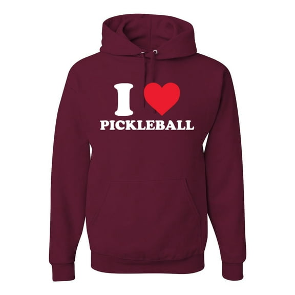 Wild Bobby I Heart Pickleball Classic I Love Pickle Ball Sports Unisex Hoodie Sweatshirt