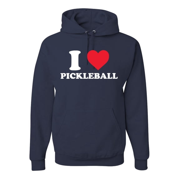 Wild Bobby I Heart Pickleball Classic I Love Pickle Ball Sports Unisex Hoodie Sweatshirt