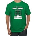 thumbnail image 1 of Wild Bobby, I Keep All My Dad Jokes in A Dad Base, Funny Father's Day Tee Father's Day Men Graphic Tee, Kelly, X-Large, 1 of 3
