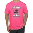 thumbnail image 1 of Wild Bobby, I Keep All My Dad Jokes in A Dad Base, Funny Father's Day Tee Father's Day Men Graphic Tee, Neon Pink, X-Large, 1 of 3