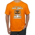 thumbnail image 1 of Wild Bobby, I Keep All My Dad Jokes in A Dad Base, Funny Father's Day Tee Father's Day Men Graphic Tee, Orange, X-Large, 1 of 3