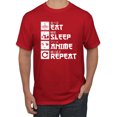 thumbnail image 1 of Wild Bobby, I Keep All My Dad Jokes in A Dad Base, Funny Father's Day Tee Father's Day Men Graphic Tee, Red, Small, 1 of 3