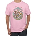 thumbnail image 1 of Wild Bobby I Only Told The Moon, Moon Phases Daisies and Butterflies Vintage Men Tee, Light Pink, 5X-Large, 1 of 6