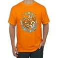thumbnail image 1 of Wild Bobby I Only Told The Moon, Moon Phases Daisies and Butterflies Vintage Men Tee, Orange, Medium, 1 of 6