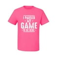 thumbnail image 1 of Wild Bobby I Paused My Game to Be Here Funny Video Gamer Joke Men Tee, 1 of 6