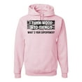 thumbnail image 1 of Wild Bobby, I Turn Woods Into Things Superpower Woodworker Pop Culture Unisex Graphic Hoodie Sweatshirt, Light Pink, X-Large, 1 of 3