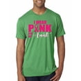 thumbnail image 1 of Wild Bobby, I Wear Pink for My Aunt Survivor Awareness Mens Premium Tri Blend T-Shirt, Envy, Small, 1 of 3