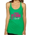 thumbnail image 1 of Wild Bobby, I Wear Pink for My Aunt Survivor Awareness Tri-Blend Racerback Tank Top, Envy, Small, 1 of 3