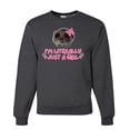 thumbnail image 1 of Wild Bobby I'm Literally Just a Girl Funny Deep Fried Brain Rot Hamster Meme Unisex Crewneck Sweatshirt, 1 of 6