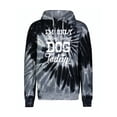 thumbnail image 1 of Wild Bobby I'm Only Talking to My Dog Today Dog Lover Unisex Graphic Hoodie Sweatshirt, Spiral Black, Medium, 1 of 5
