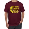 thumbnail image 1 of Wild Bobby, I'm Sunshine Mixed With A Little Hurricane , Inspirational/Christian, Men Graphic Tee, Maroon, Medium, 1 of 5