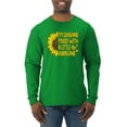 thumbnail image 1 of Wild Bobby, I'm Sunshine Mixed With A Little Hurricane , Inspirational/Christian, Men Long Sleeve Shirt, Kelly, Small, 1 of 5