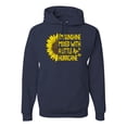 thumbnail image 1 of Wild Bobby, I'm Sunshine Mixed With A Little Hurricane , Inspirational/Christian, Unisex Graphic Hoodie Sweatshirt, Navy, Small, 1 of 5