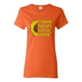 thumbnail image 1 of Wild Bobby, I'm Sunshine Mixed With A Little Hurricane , Inspirational/Christian, Women Graphic Tee, Orange, Small, 1 of 5