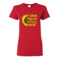 thumbnail image 1 of Wild Bobby, I'm Sunshine Mixed With A Little Hurricane , Inspirational/Christian, Women Graphic Tee, Red, XX-Large, 1 of 5