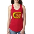 thumbnail image 1 of Wild Bobby, I'm Sunshine Mixed With A Little Hurricane , Inspirational/Christian, Women Racerback Tank Top, Red, X-Large, 1 of 5