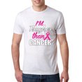 thumbnail image 1 of Wild Bobby, I'm Tougher Than Cancer Mens Premium Tri Blend T-Shirt, Heather White, Medium, 1 of 3