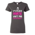thumbnail image 1 of Wild Bobby, I'm a Nurse What's Your Superpower?, Inspirational/Christian, Womens Graphic Tees, Charcoal, Medium, 1 of 3