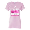 thumbnail image 1 of Wild Bobby, I'm a Nurse What's Your Superpower?, Inspirational/Christian, Womens Graphic Tees, Light Pink, 2XL, 1 of 3