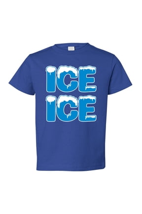 Ice Ice Funny Iconic 90s Song Lyrics Parody Toddler Crew Graphic T-Shirt
