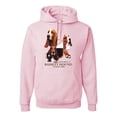 thumbnail image 1 of Wild Bobby, If It's Not a Bassett Hound Its Just a Dog Gift | Mens Dog Lover Hooded Sweatshirt Graphic Hoodie, Light Pink, Medium, 1 of 3