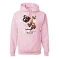thumbnail image 1 of Wild Bobby, If It's Not a Boxer It's Just a Dog Gift | Mens Dog Lover Hooded Sweatshirt Graphic Hoodie, Light Pink, Small, 1 of 3