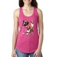 thumbnail image 1 of Wild Bobby, If It's Not a Boxer It's Just a Dog Gift | Womens Dog Lover Jersey Racerback Tank Top, Raspberry, Medium, 1 of 3