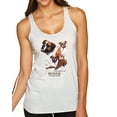 thumbnail image 1 of Wild Bobby, If It's Not a Boxer It's Just a Dog Gift | Womens Dog Lover Premium Tri-Blend Racerback Tank Top, Heather White, Small, 1 of 3