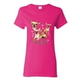 thumbnail image 1 of Wild Bobby, If It's Not a Chihuahua It's Just a Dog Gift, Women Graphic Tee, Fuschia, X-Large, 1 of 4