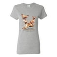 thumbnail image 1 of Wild Bobby, If It's Not a Chihuahua It's Just a Dog Gift, Women Graphic Tee, Heather Grey, Small, 1 of 4