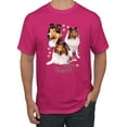thumbnail image 1 of Wild Bobby, If It's Not a Collie It's Just a Dog Gift | Mens Dog Lover Graphic T-Shirt, Fuschia, 3XL, 1 of 4