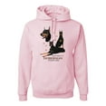 thumbnail image 1 of Wild Bobby, If It's Not a Doberman It's Just a Dog Gift | Mens Dog Lover Hooded Sweatshirt Graphic Hoodie, Light Pink, Large, 1 of 3
