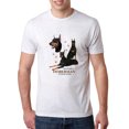 thumbnail image 1 of Wild Bobby, If It's Not a Doberman It's Just a Dog Gift | Mens Dog Lover Premium Tri Blend T-Shirt, Heather White, Small, 1 of 3