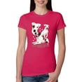 thumbnail image 1 of Wild Bobby, If It's Not a Jack Russell Terrier It's Just a Dog | Womens Dog Lover Slim Fit Junior Tee, Raspberry, Small, 1 of 3