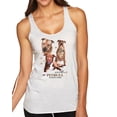 thumbnail image 1 of If It's Not a Pitbull It's Just a Dog Gift | Womens Dog Lover Premium Tri-Blend Racerback Tank Top, Heather White, Small, 1 of 3