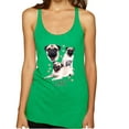 thumbnail image 1 of Wild Bobby, If It's Not a Pug It's Just a Dog Gift | Womens Dog Lover Premium Tri-Blend Racerback Tank Top, Envy, Large, 1 of 3