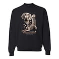 thumbnail image 1 of Wild Bobby, If It's Not a Weimaraner It's Just a Dog Gift | Mens Dog Lover Crewneck Graphic Sweatshirt, Black, Small, 1 of 3