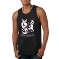 thumbnail image 1 of Wild Bobby, If It's Not an Alaskan Malamute It's Just a Dog Gift, Men Graphic Tank Top, Black, Small, 1 of 4