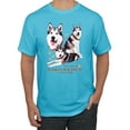 thumbnail image 1 of Wild Bobby, If It's Not an Alaskan Malamute It's Just a Dog Gift, Men Graphic Tee, Light Turquoise, 4X-Large, 1 of 4
